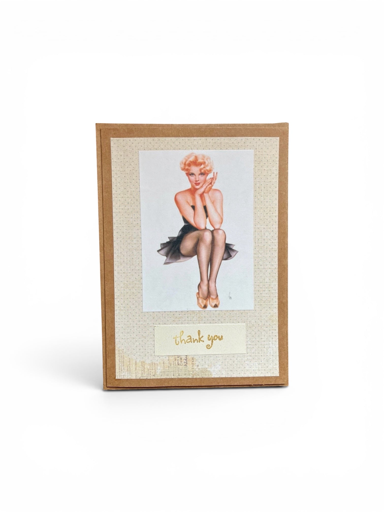 Thank You Pin Up Card thank you card blank card