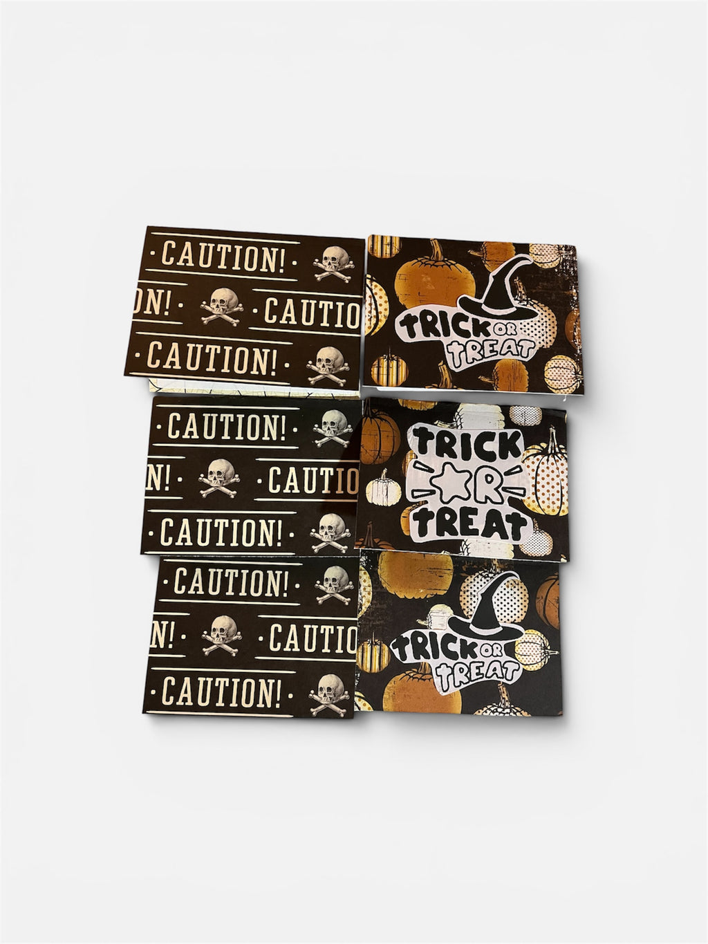 Halloween Themed Mini Card Set blank cards set of 6