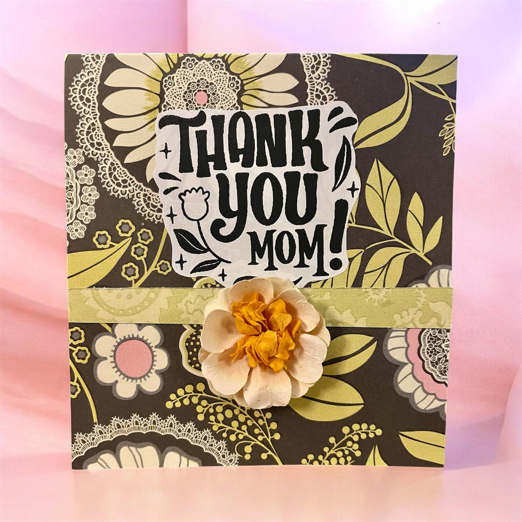 Thank You Mom Card blank card