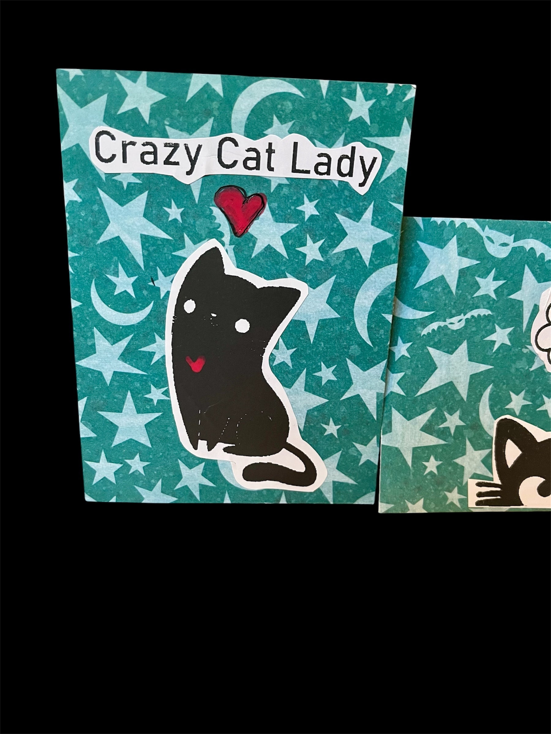 Cat Lady Mini Card Set